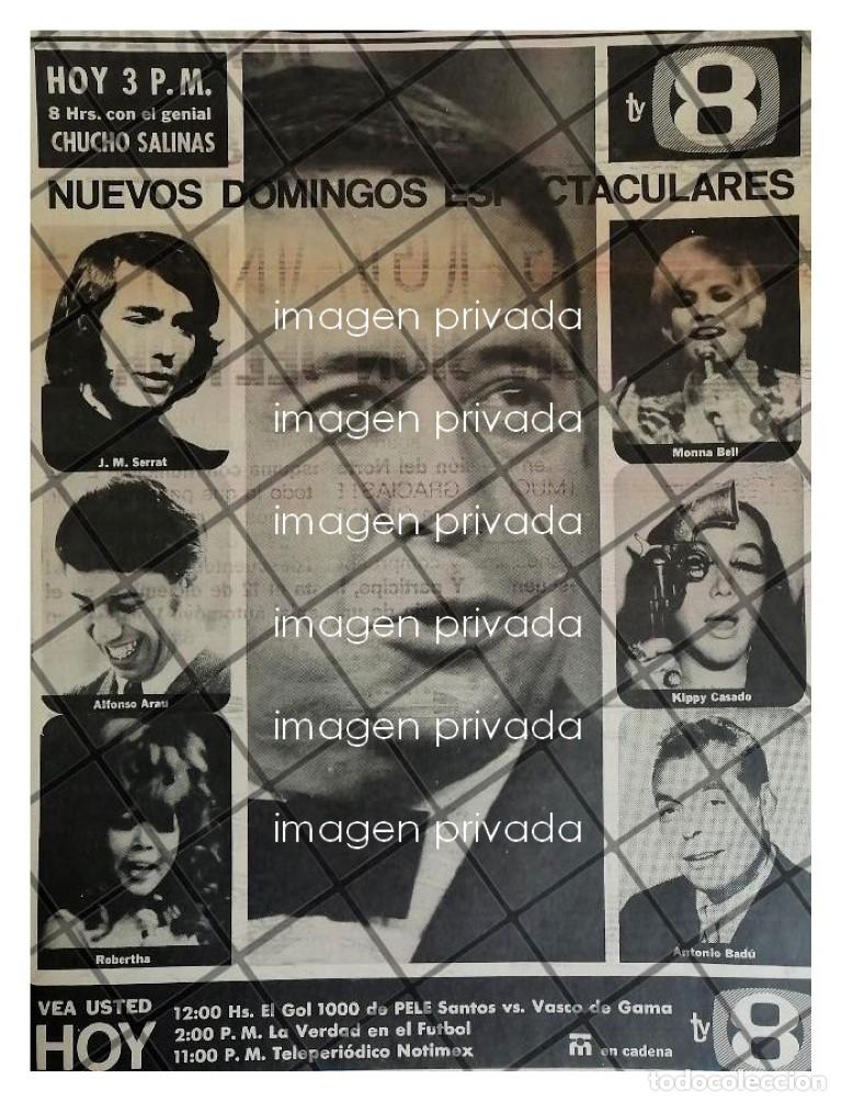 Sammeln von Plakaten: AFICHE RETRO. TELEVISA Y CHUCHO SALINAS 1968
