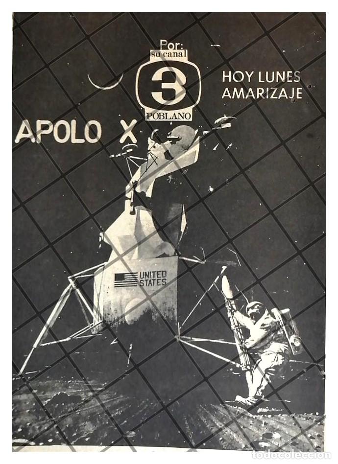Poster collecting: AFICHE RETRO TELEVISA. PROGRAMA APOLO X 1969