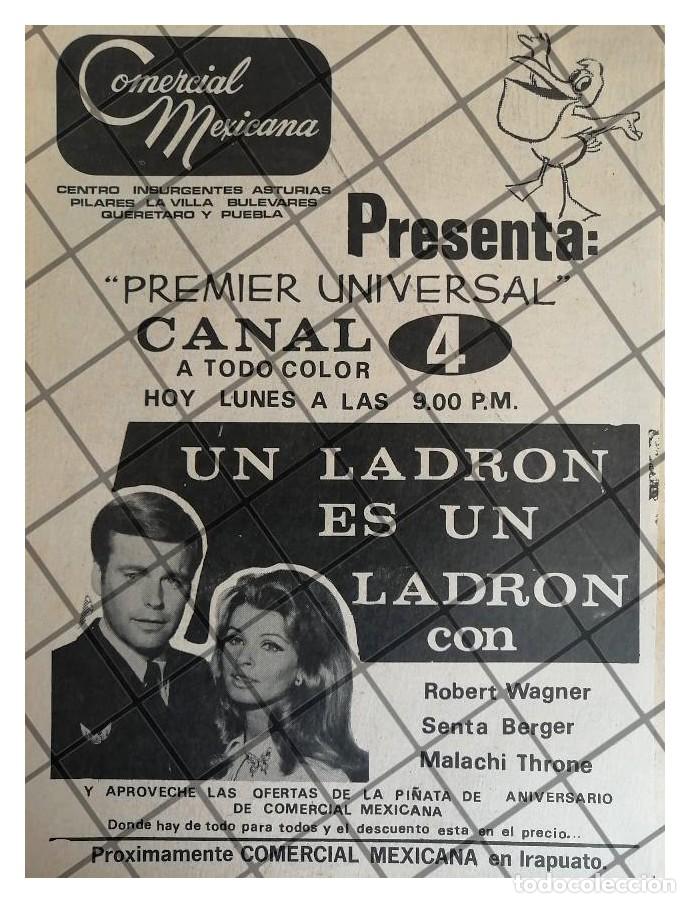 Sammeln von Plakaten: PUBLICIDAD RETRO PELICULA. UN LADRON ES UN LADRON 1969