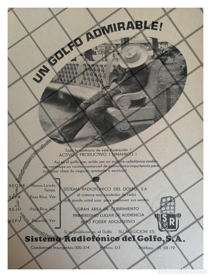 Sammeln von Plakaten: AFICHE RETRO SISTEMA RADIOFONICO DEL GOLFO 1960s