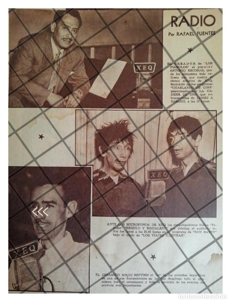 Sammeln von Plakaten: AFICHE RETRO MAGO SEPTIEN Y PALILLO EN XEQ RADIO. 1951