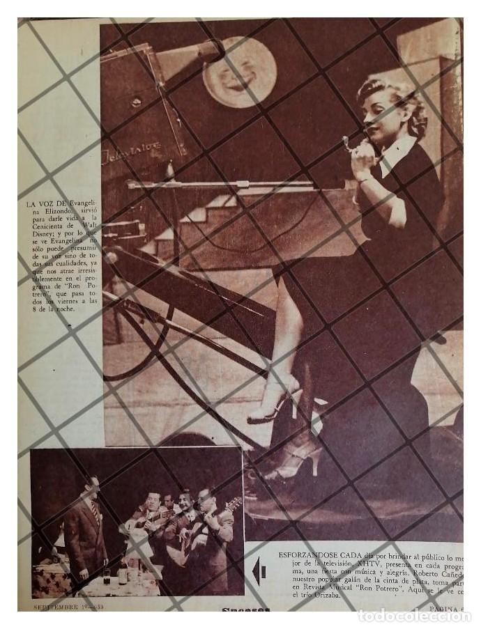 Sammeln von Plakaten: AFICHE RETRO TELEVISORA XHTV CANAL 4 INICIOS 1953