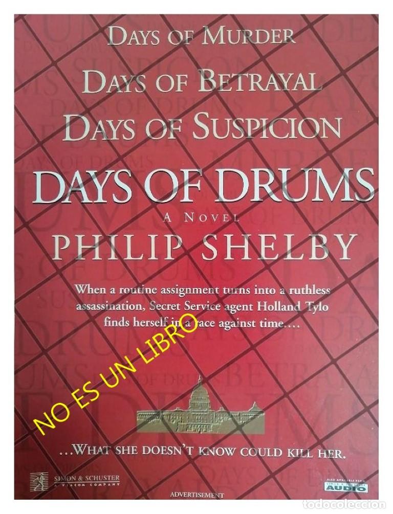 Sammeln von Plakaten: CARTEL RETRO. LANZAN LA NOVELA. DAYS OF DRUMS 1996