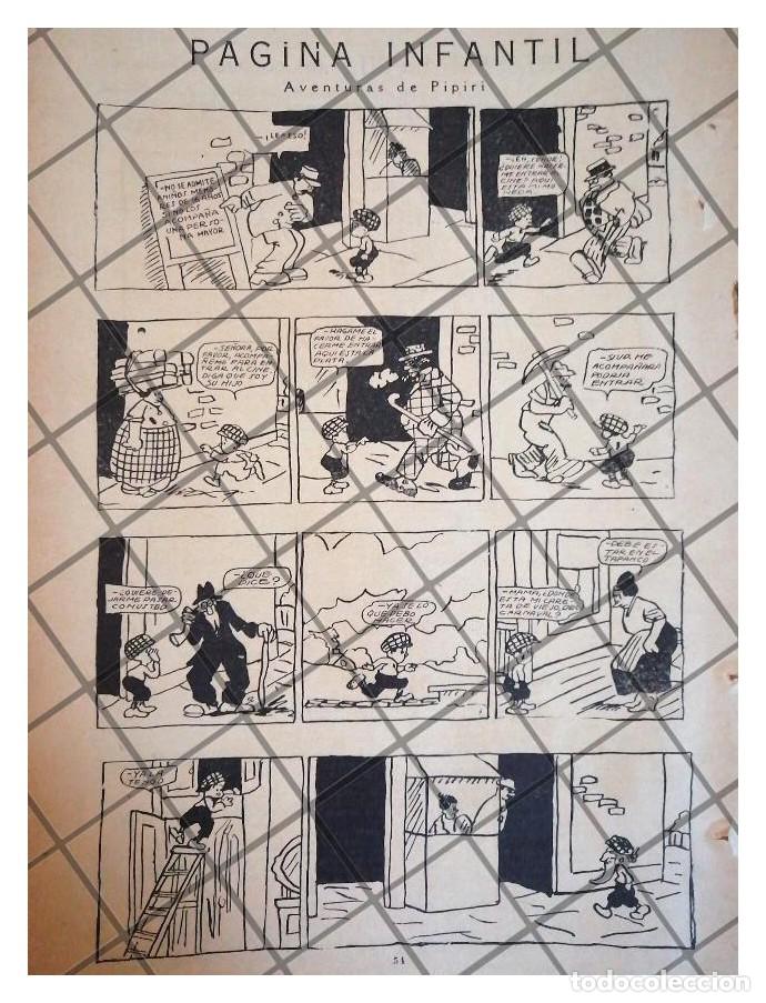 Sammeln von Plakaten: RARA TIRA COMICA ANTIGUA. AVENTURAS DE PIPIRI 1920 /6