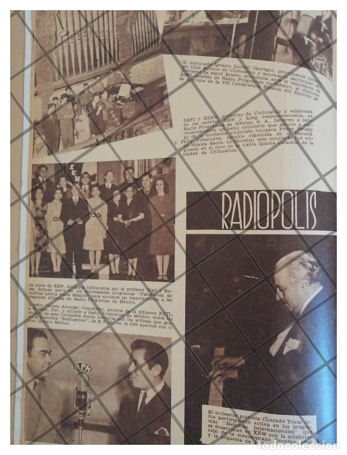 Sammeln von Plakaten: AFICHE RETRO CONRADO TOVAR Y OTROS EN LA XEW RADIO 1944