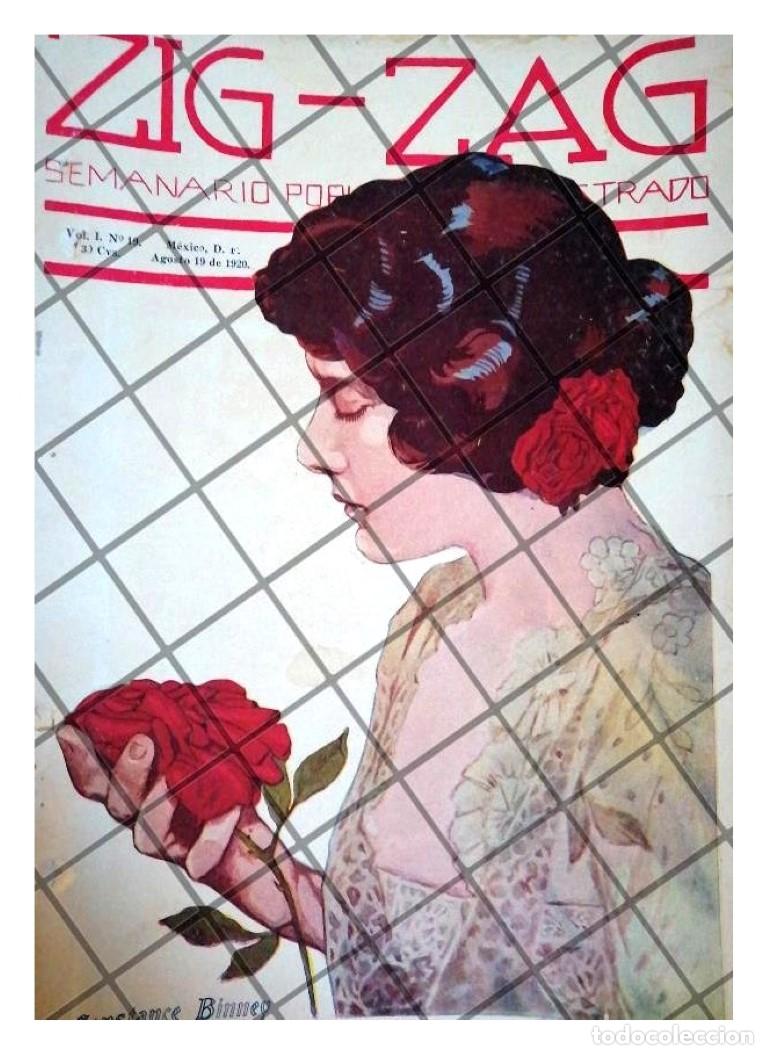 Sammeln von Plakaten: PORTADA ANTIGUA. ACTRIZ DE CINE MUDO CONSTANCE BINNEY 1920