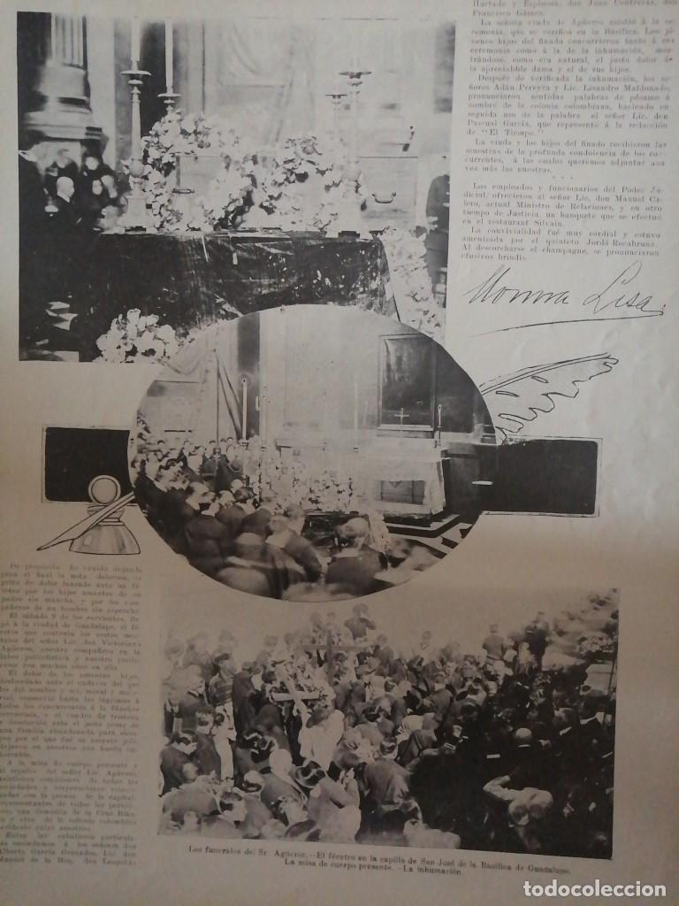 Sammeln von Plakaten: AFICHE RETRO FUNERALES DE VICTORIANO AGUEROS 1911 *R
