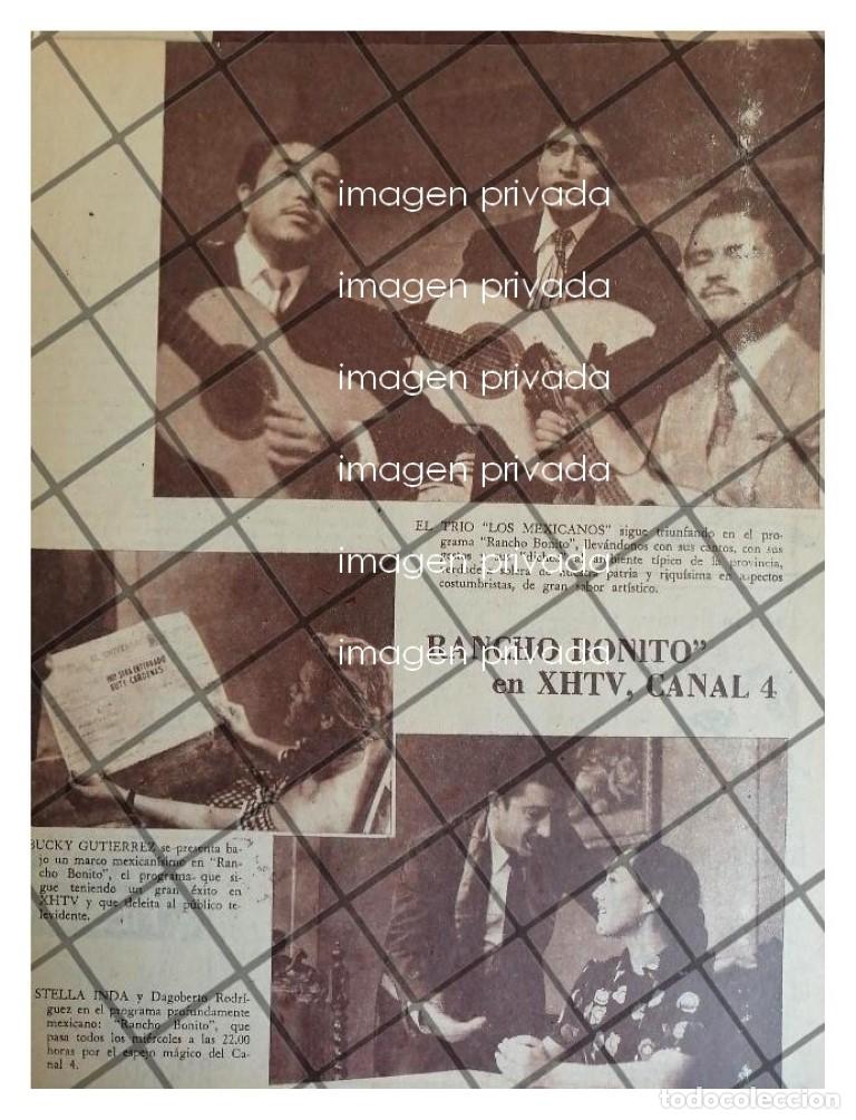 Poster collecting: AFICHE RETRO TELEVISORA XHTV PROGRAMA RANCHO BONITO 53