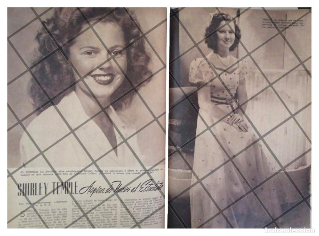 Collezionismo di affissi: AFICHE RETRO SHIRLEY TEMPLE CUMPLE 16 A&Ntilde;OS 1944