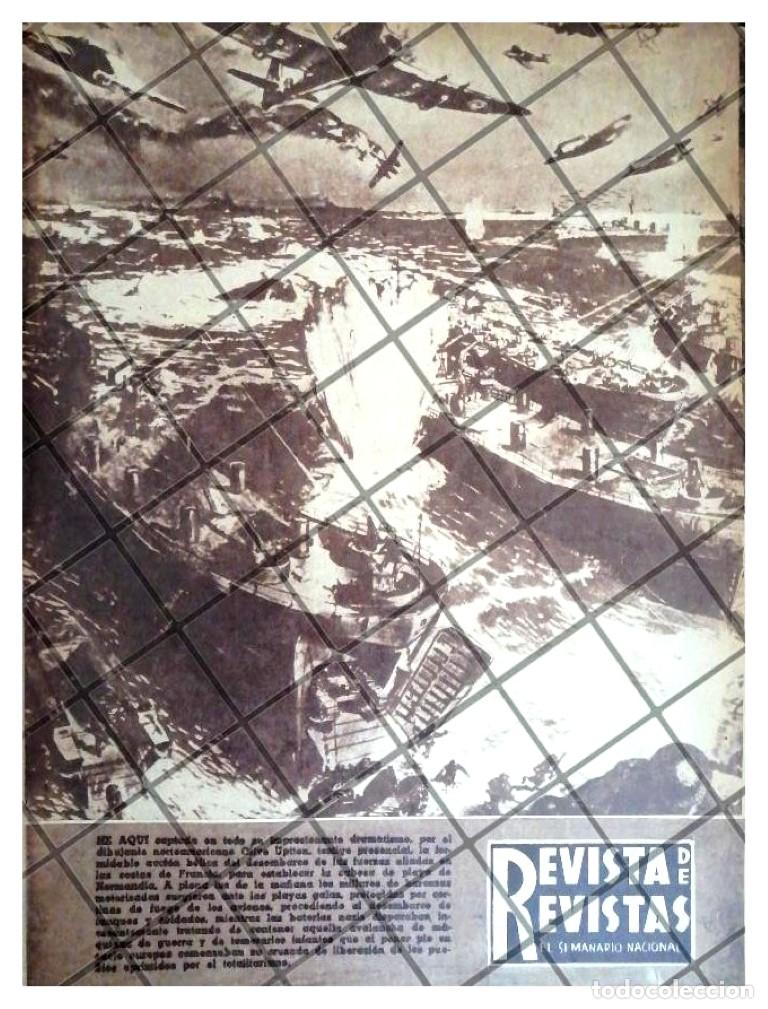 Collezionismo di affissi: AFICHE RETRO 1944 LA INVASION A EUROPA. EL DIA D