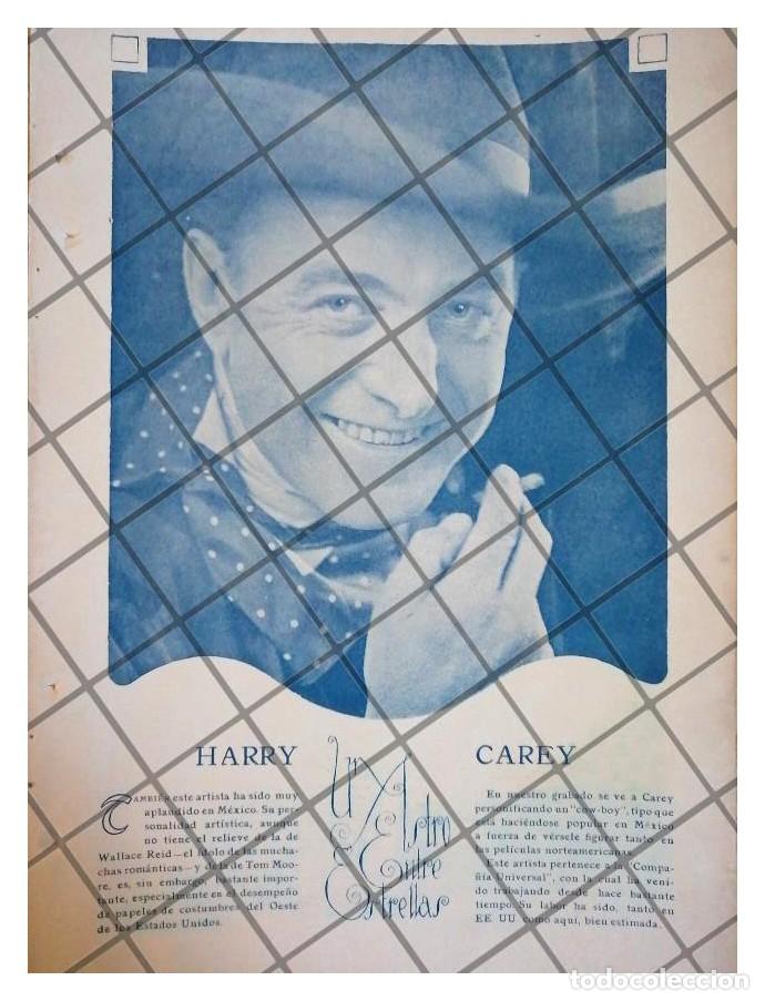 Collezionismo di affissi: AFICHE ANTIGUO ACTOR. HARRY CAREY 1920 CINE MUDO