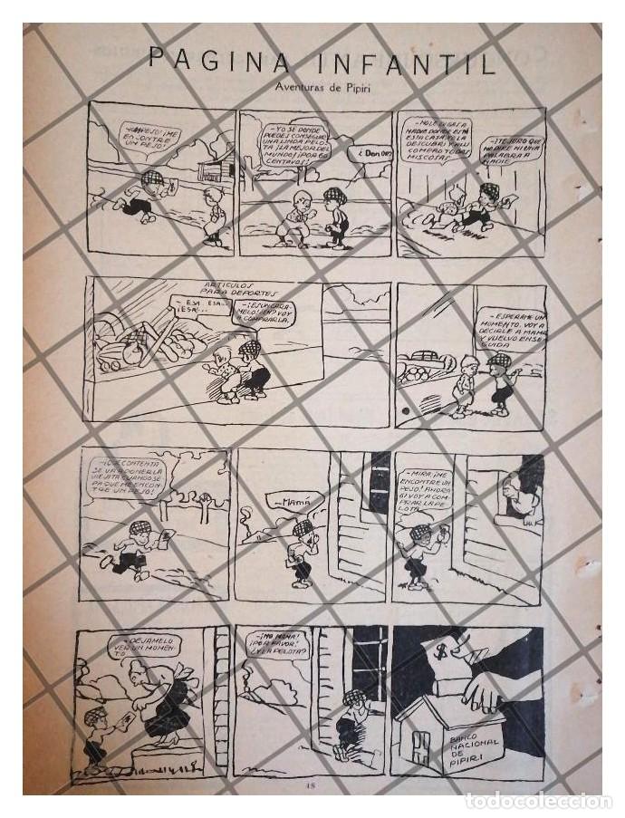 Collezionismo di affissi: RARA TIRA COMICA ANTIGUA. AVENTURAS DE PIPIRI 1920 /5