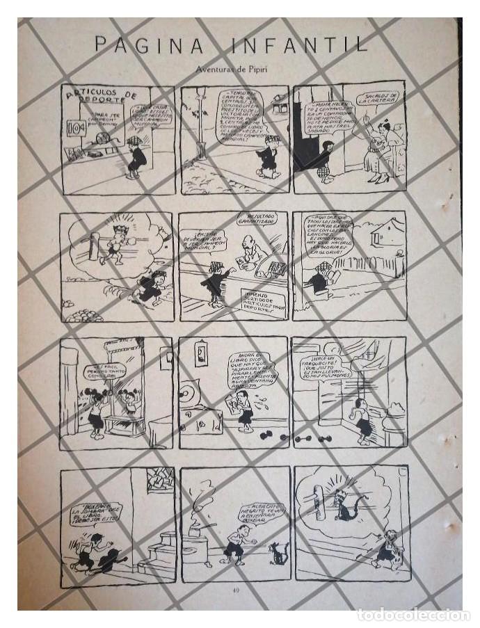 Collezionismo di affissi: RARA TIRA COMICA ANTIGUA. AVENTURAS DE PIPIRI 1920 /9