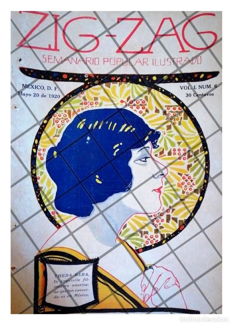 Poster collecting: PORTADA ANTIGUA. ACTRIZ DE CINE MUDO THEDA BARA 1920