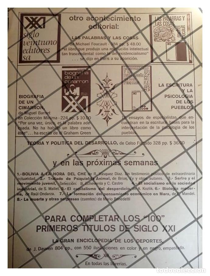 Collectionnisme d'affiches: AFICHE PUBLICITARIO RETRO. EDITORIAL SIGLO XXI. 1963 /4