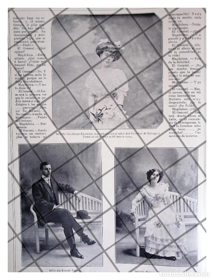 Poster collecting: AFICHE ANTIGUO BODA. VELASCO FORTU&Ntilde;O 1911 Y MAS