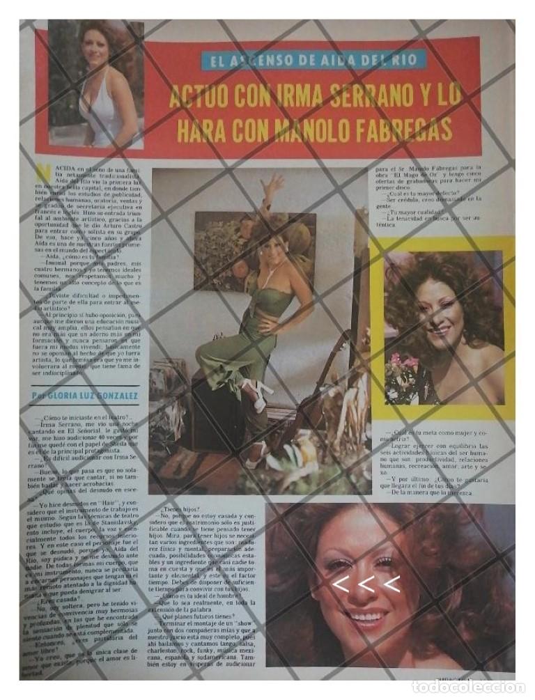 Poster collecting: AFICHE RETRO INICIOS DE LA ACTRIZ AIDA DEL RIO 1979
