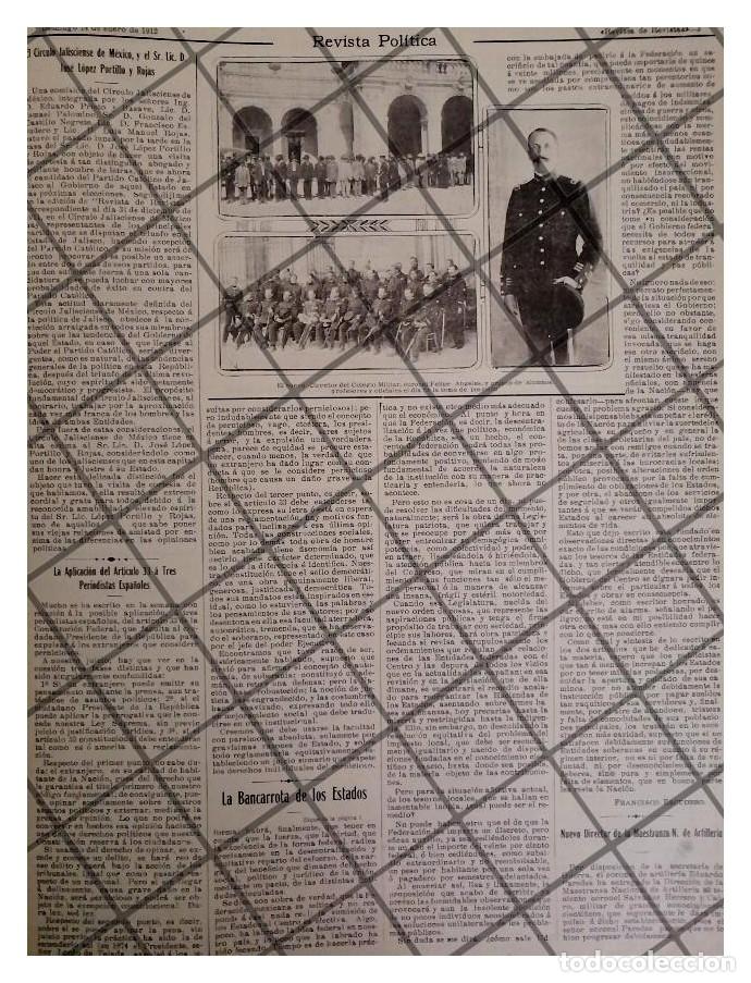 Poster collecting: AFICHE ANTIGUO FELIPE ANGELES Y OTROS TEMAS 1912