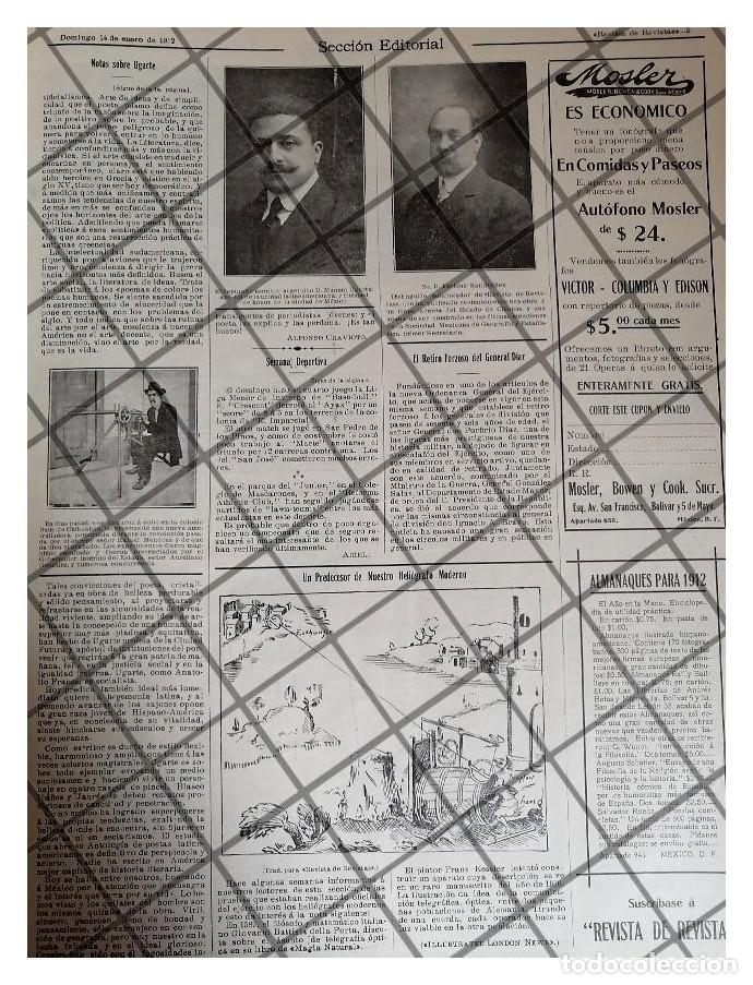 Poster collecting: AFICHE ANTIGUO RETIRAN A PORFIRIO DIAZ DEL EJERCITO Y MAS 1912