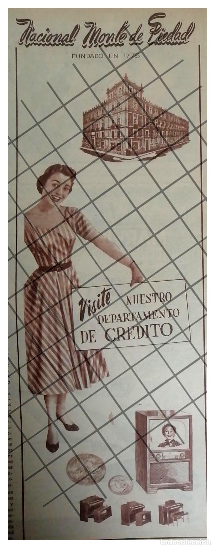 Poster collecting: CARTEL RETRO NACIONAL MONTE DE PIEDAD 1950s /17