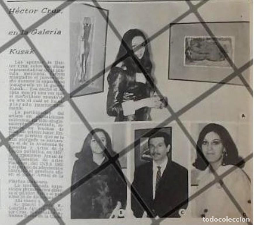 Poster collecting: AFICHE ANTIGUO EXPOSICION DEL PINTOR HECTOR CRUZ 1969