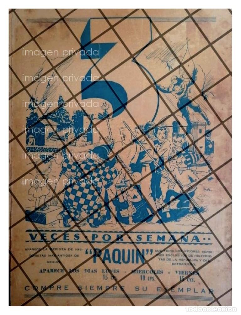 Colecionismo de cartazes: AFICHE PUBLICITARIO RETRO DEL COMIC PAQUIN 1934 /3