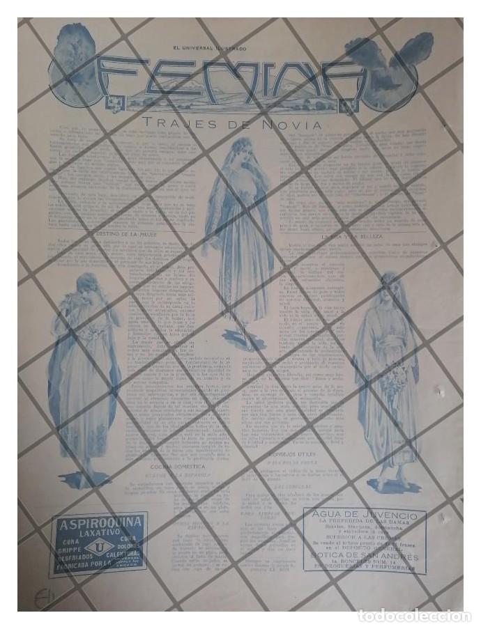 Colecionismo de cartazes: AFICHE ANTIGUO VESTIDOS DE NOVIA DE 1917