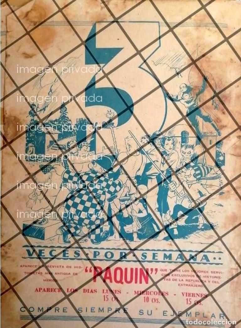 Colecionismo de cartazes: AFICHE PUBLICITARIO RETRO DEL COMIC PAQUIN 1934 /4