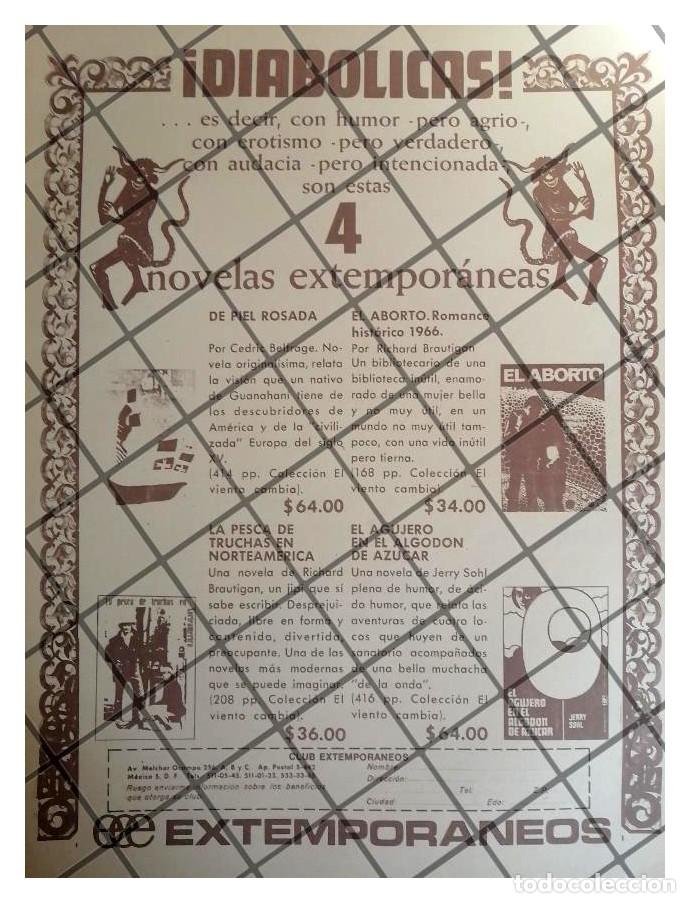 Coleccionismo de carteles: AFICHE PUBLICITARIO RETRO EDITORIAL EXTEMPORANEOS 1960