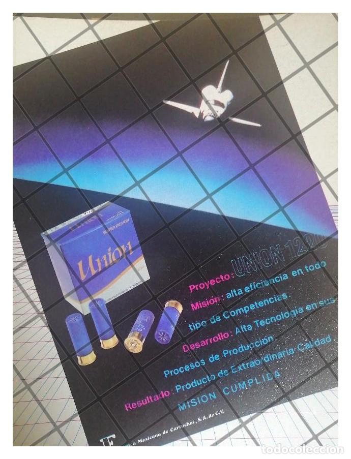Coleccionismo de carteles: AFICHE PUBLICITARIO RETRO CARTUCHOS P. ESCOPETA. UNION /2