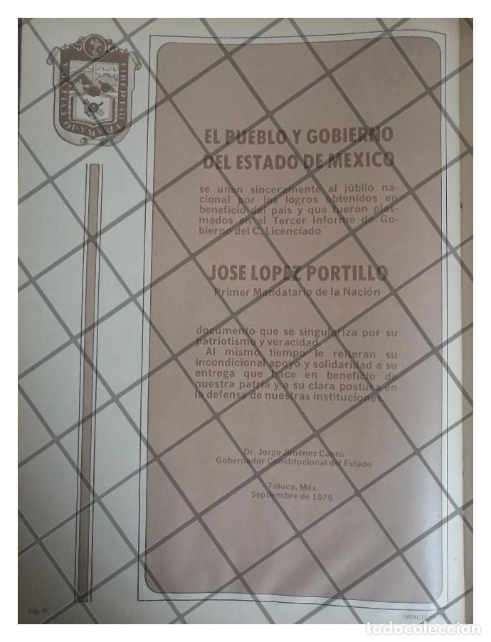 Coleccionismo de carteles: AFICHE POLITICO RETRO EDO DE MEXICO FELICITA LOPEZ PORTILLO