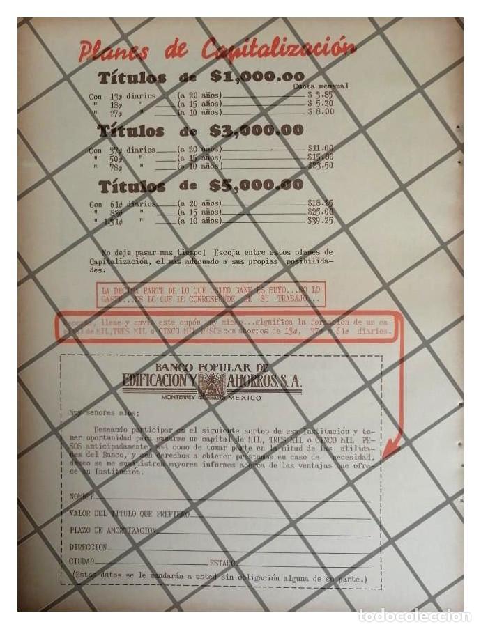Sammeln von Plakaten: PUBLICIDAD ANTIGUA BANCO POPULAR DE EDIFICACION 1967 188