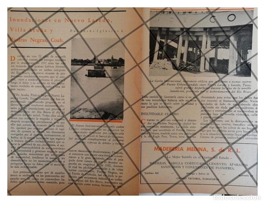 Sammeln von Plakaten: AFICHE RETRO INUNDACION V. ACU&Ntilde;A Y PIEDRAS NEGRAS Y 1955