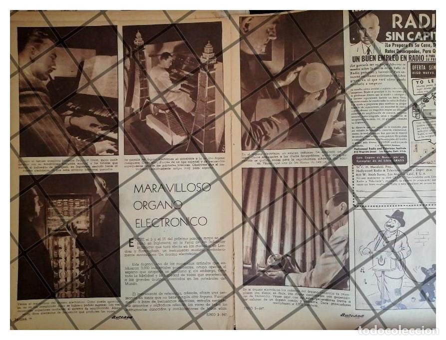 Sammeln von Plakaten: AFICHE RETRO. INVENTAN EL ORGANO ELETRONICO 1947