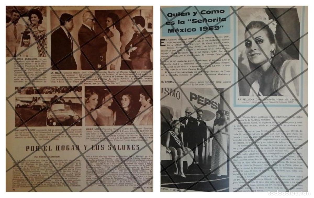 Sammeln von Plakaten: AFICHE RETRO. SE&Ntilde;ORITA MEXICO 1969 GLORIA HDZ MARTIN