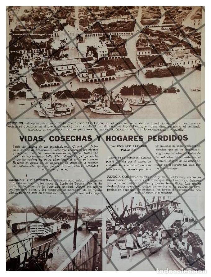 Sammeln von Plakaten: AFICHE RETRO. INUNDACIONES EN VERACRUZ 1969