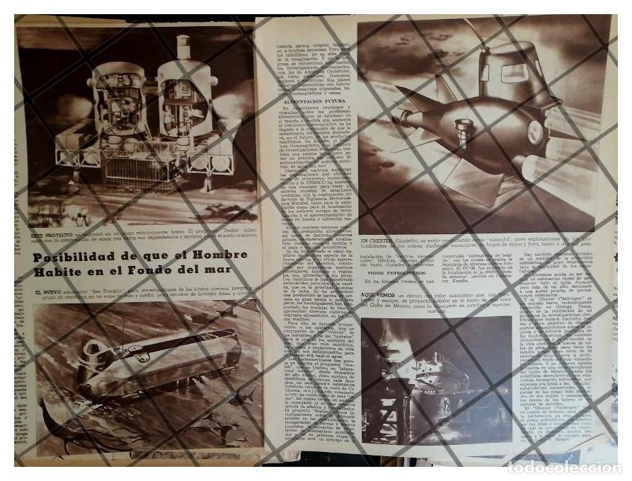 Sammeln von Plakaten: AFICHE RETRO. PROFETIZAN CASAS BAJO EL MAR 1971