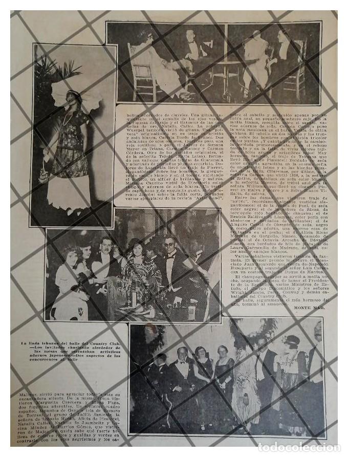 Sammeln von Plakaten: AFICHE RETRO EL COUNTRY CLUB , ALTA SOCIEDAD 1922