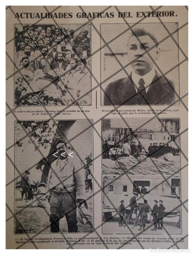 Sammeln von Plakaten: AFICHE RETRO PANCHO VILLA /MUERTE DE VENUSTIANO CARRANZA