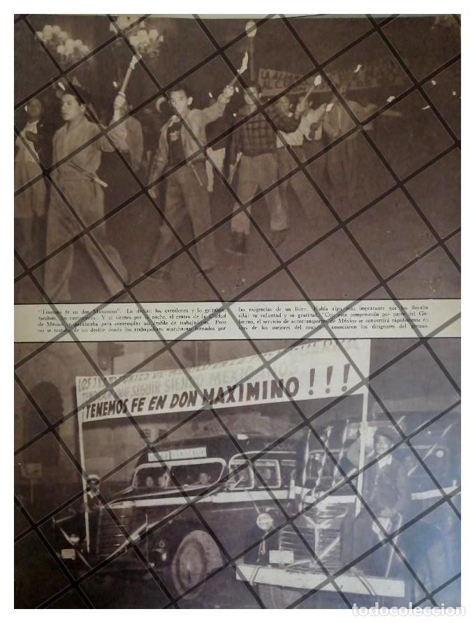 Sammeln von Plakaten: AFICHE RETRO MITIN POLITICO APOYO A MANUEL AVILA CAMACHO