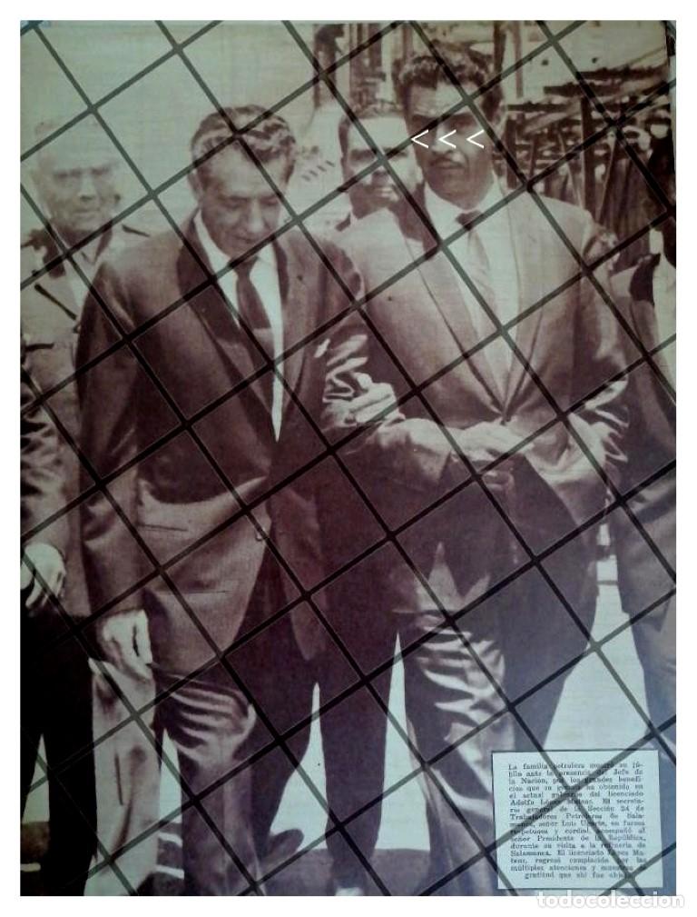 Sammeln von Plakaten: AFICHE RETRO. ADOLFO LOPEZ MATEOS Y LUIS UGARTE /PEMEX