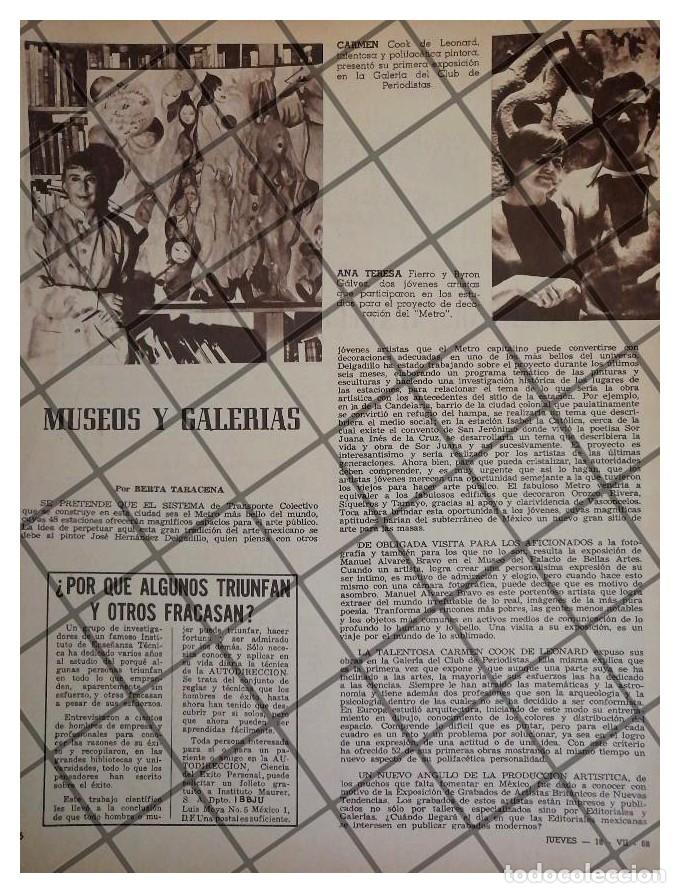 Collectionnisme d'affiches: AFICHE RETRO LA PINTORA CARMEN COOK Y OTROS 1969