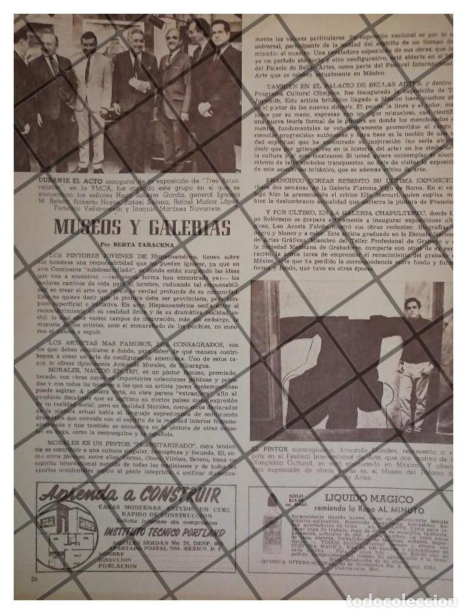 Collectionnisme d'affiches: AFICHE RETRO PINTOR ARMANDO MORALES (NIGARAGUA) Y MAS