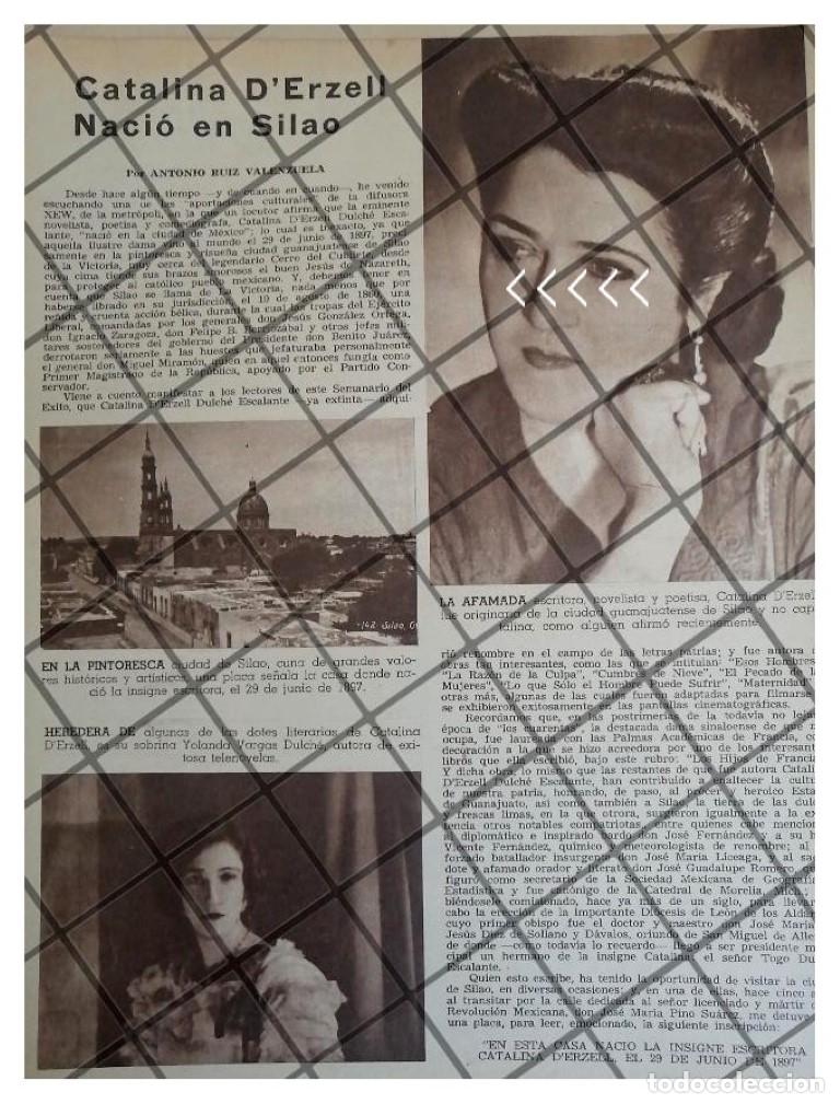 Collectionnisme d'affiches: AFICHE RETRO LA ESCRITORA CATALINA D&acute;ERZELL 1969