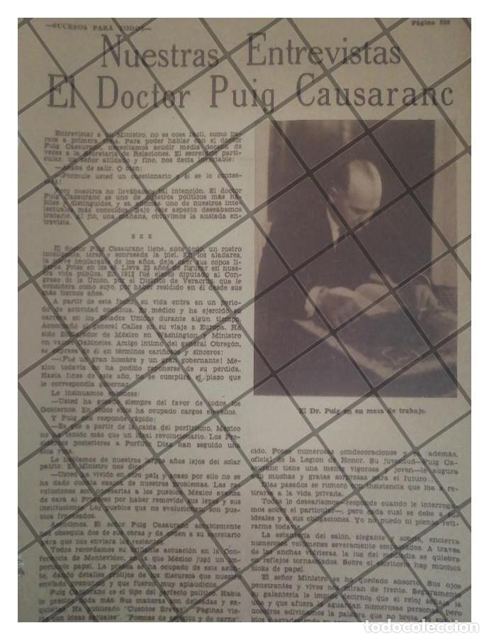 Collectionnisme d'affiches: AFICHE RETRO R. SANSORES ENTREVISTA A PUIG CAUSARANC