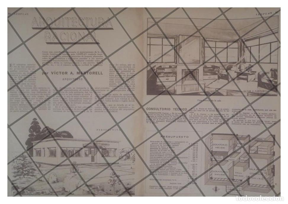 Collectionnisme d'affiches: AFICHE RETRO PLANOS DEL ARQUITECTO VICTOR A. MARTORELL /7