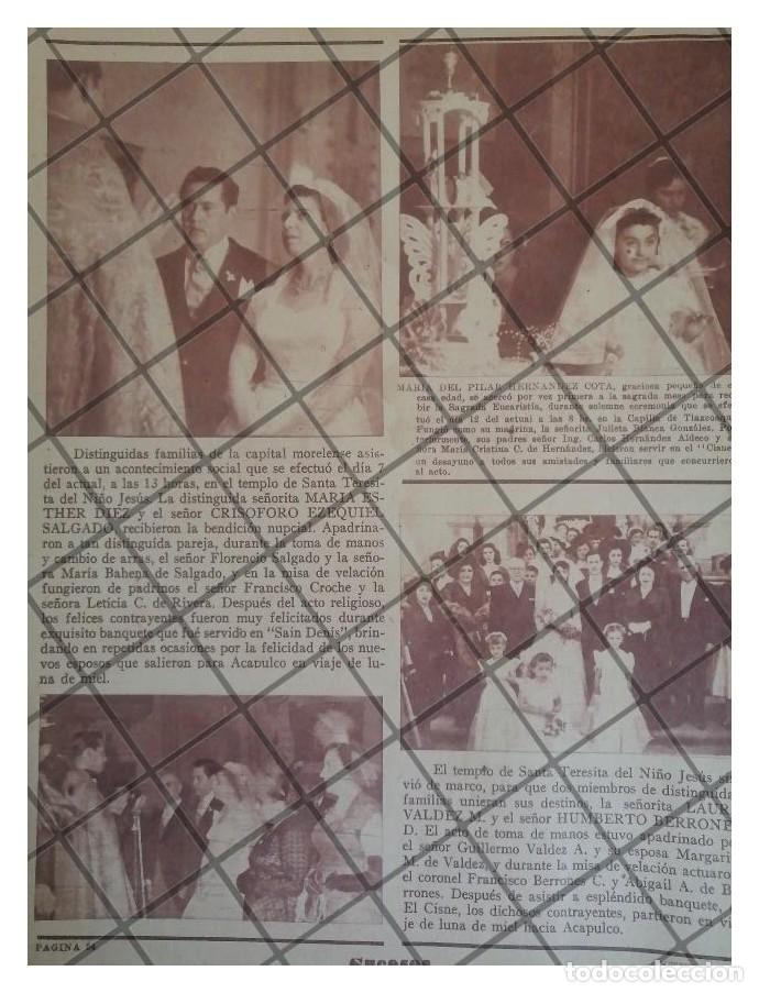 Collectionnisme d'affiches: AFICHE RETRO BODA. SALGADO DIEZ 1953 Y OTROS