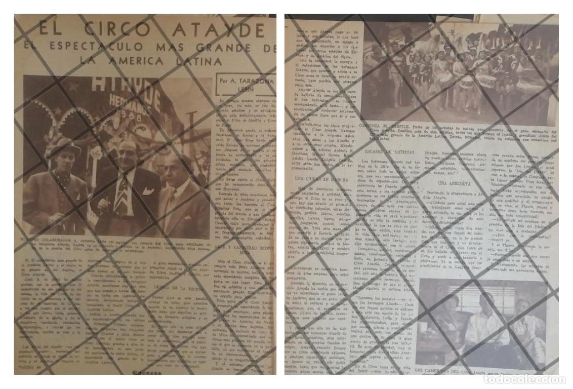 Collectionnisme d'affiches: AFICHE RETRO EL CIRCO ATAYDE 1953