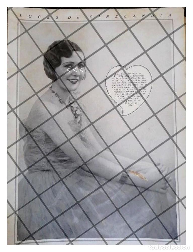 Sammeln von Plakaten: AFICHE ANTIGUO LA ACTRIZ VICTORIA REAL 1929