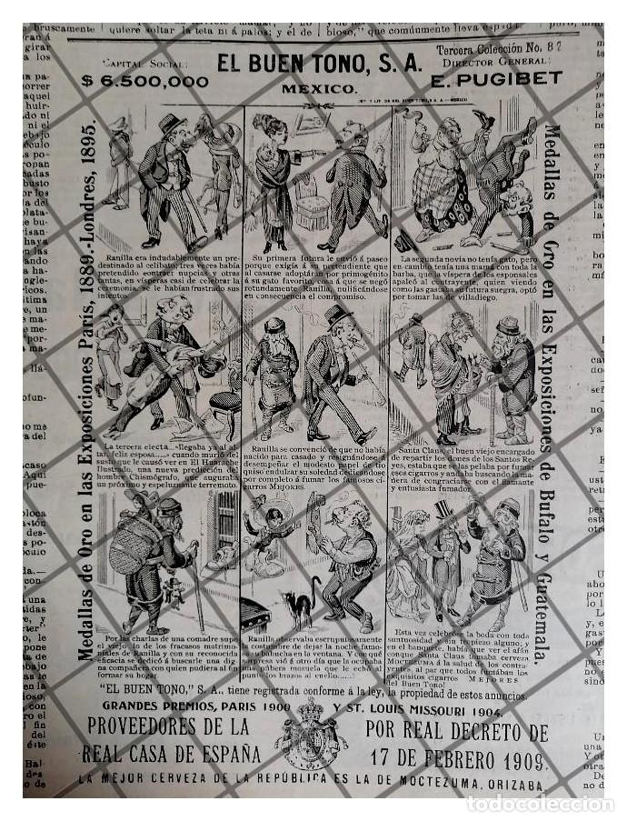 Sammeln von Plakaten: TIRA COMICA ANTIGUA CIGARRERA EL BUEN TONO 1911 /40